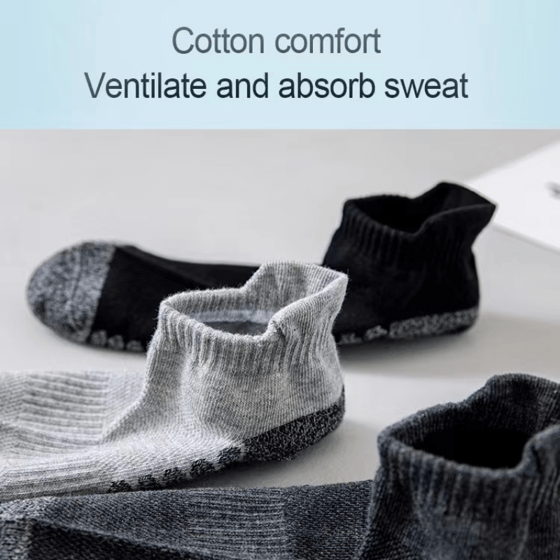 5 Pairs Thin Mesh Sports Socks Breathable Short Socks