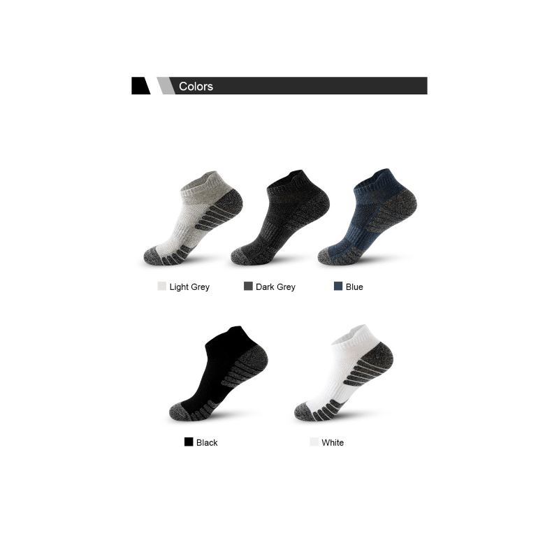5 Pairs Thin Mesh Sports Socks Breathable Short Socks