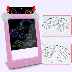 3D Magic Light Up Drawing Pad Children Drawing Board Puzzle Light Board