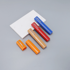 2pcs Random Pen Pattern Glasses Case Protective Eyewear Container