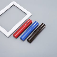 2pcs Random Pen Pattern Glasses Case Protective Eyewear Container