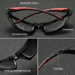 RoyalHot Men's Polarized Sunglasses Retro UV Protection For Cycling