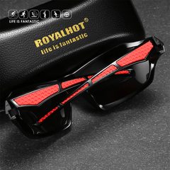 RoyalHot Men's Polarized Sunglasses Retro UV Protection For Cycling