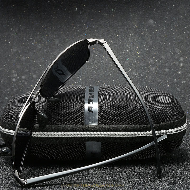 Men's Sports Polarized Sunglasses UV Protection With Case