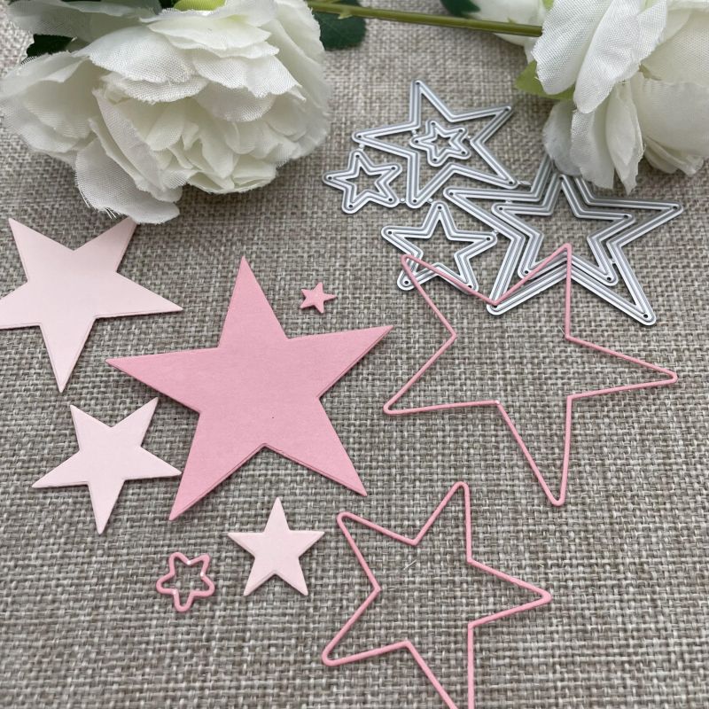 Lots Of Stars Metal Cutting Dies Stencils DIY Scrapbooking Handcraft Die Mold