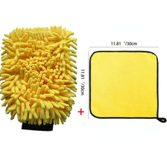 2PCS Car Wash Glove Anti-scratch Detailing Brush