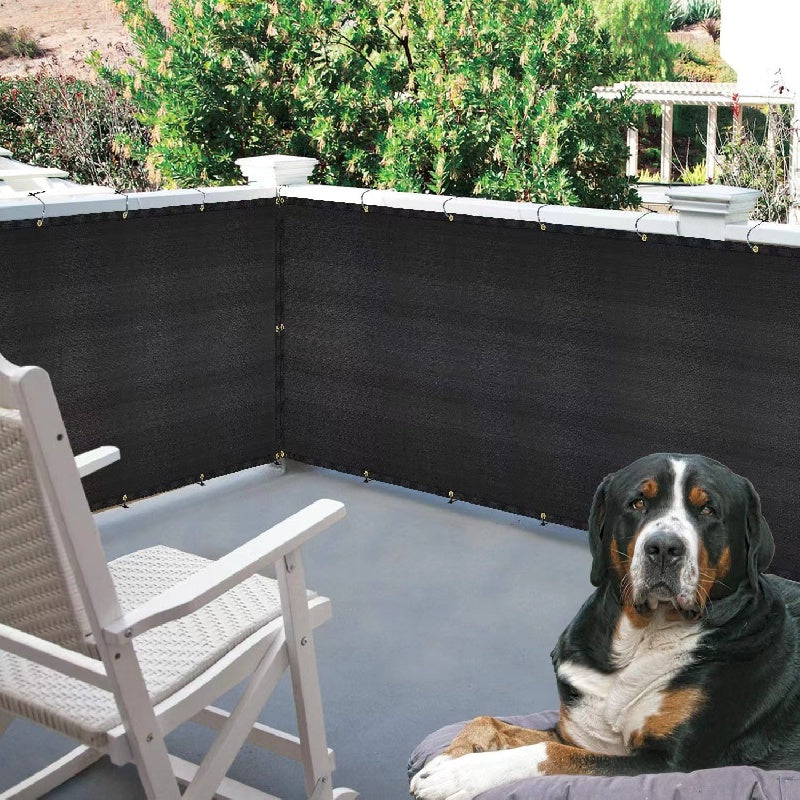 50pcs Balcony Privacy Screen Cover Fence Net Shield Porch Deck Backyard Patio