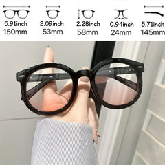 Pink Oval Sunglasses UV400 Sun Shades for Summer with Case