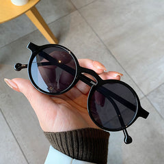 Retro Round Sunglasses UV400 Sun Shades Glasses with Case