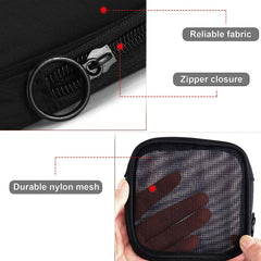 2 Piece Travel Mesh Makeup Bags Durable Nylon Cosmetic Pouch