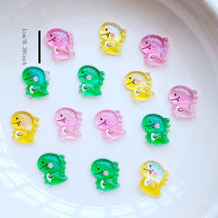 Mini Dinosaur Resin Ornaments for Crafts & Accessories