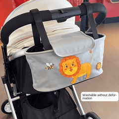 Cartoon Baby Stroller Storage Bag for Diapers & Bottles
