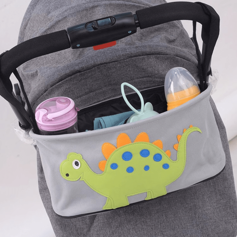 Cartoon Baby Stroller Storage Bag for Diapers & Bottles