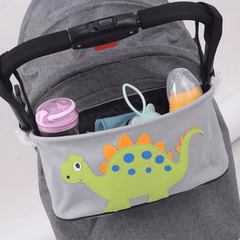 Cartoon Baby Stroller Storage Bag for Diapers & Bottles