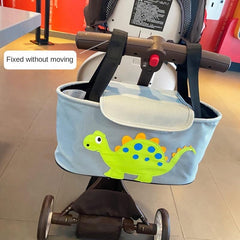 Cartoon Baby Stroller Storage Bag for Diapers & Bottles