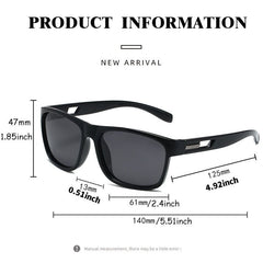 Men's Polarized Sunglasses UV Protection with Case