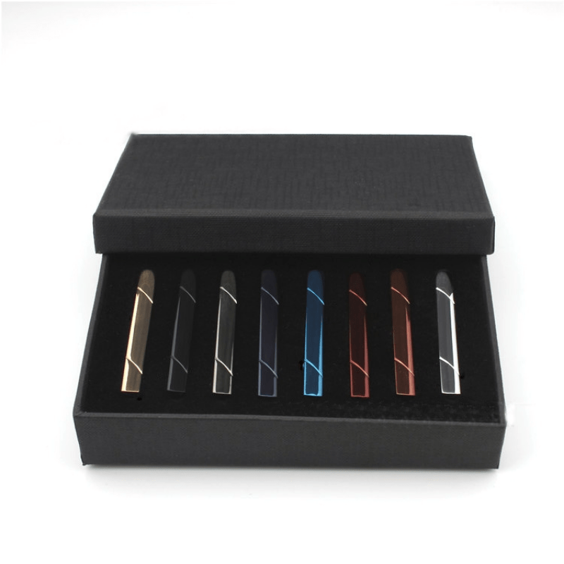 Business Casual Tie Clip Stickpin Set Copper Accessories For Men