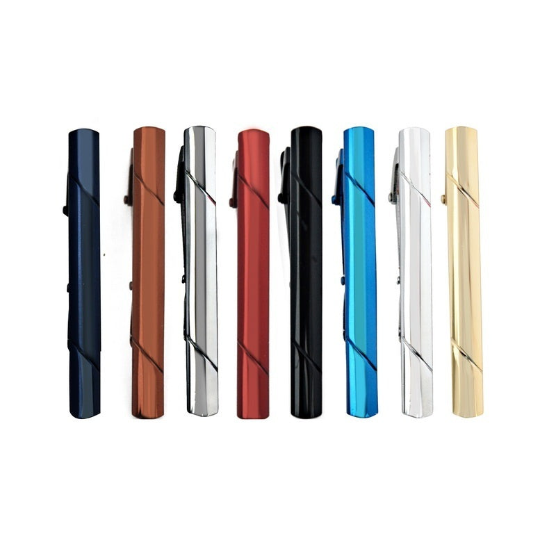 Business Casual Tie Clip Stickpin Set Copper Accessories For Men
