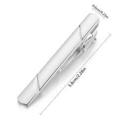 Business Casual Tie Clip Stickpin Set Copper Accessories For Men