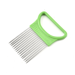 Stainless Steel Onion Slicer Holder - Creative Onion Slicer Cutter