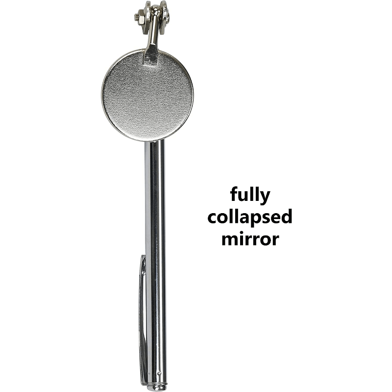 2pcs Harrier Inspection Mirror Telescoping Portable for Cramped Spaces