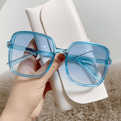 Large Square Sunglasses Candy UV400 Sun Shades for Party Beach Travel