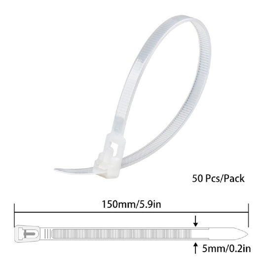 Reusable Zip Ties Bundling Ties For Indoor And Outdoor