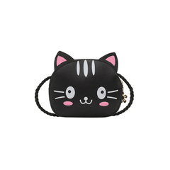 Cartoon Cat Crossbody Bag Mini Shoulder Bag For Girls