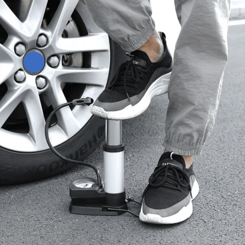 Portable Foot Air Pump Lightweight High Pressure Mini Pump for Bicycle