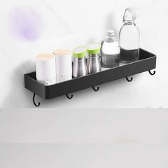 Storage Rack with Hooks - Spice/Shower Organizer