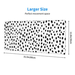 Boho Style Dot Pattern Large Mouse Desk Pad XL Mousepad