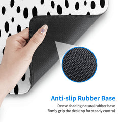 Boho Style Dot Pattern Large Mouse Desk Pad XL Mousepad