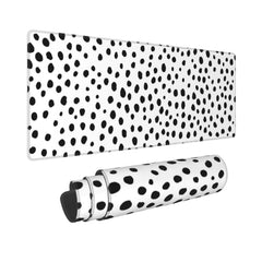 Boho Style Dot Pattern Large Mouse Desk Pad XL Mousepad
