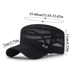 Men's Military Mesh Baseball Cap for Fishing