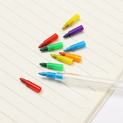 10pcs Building Blocks Crayons Round Painting Sticks Student Stationery