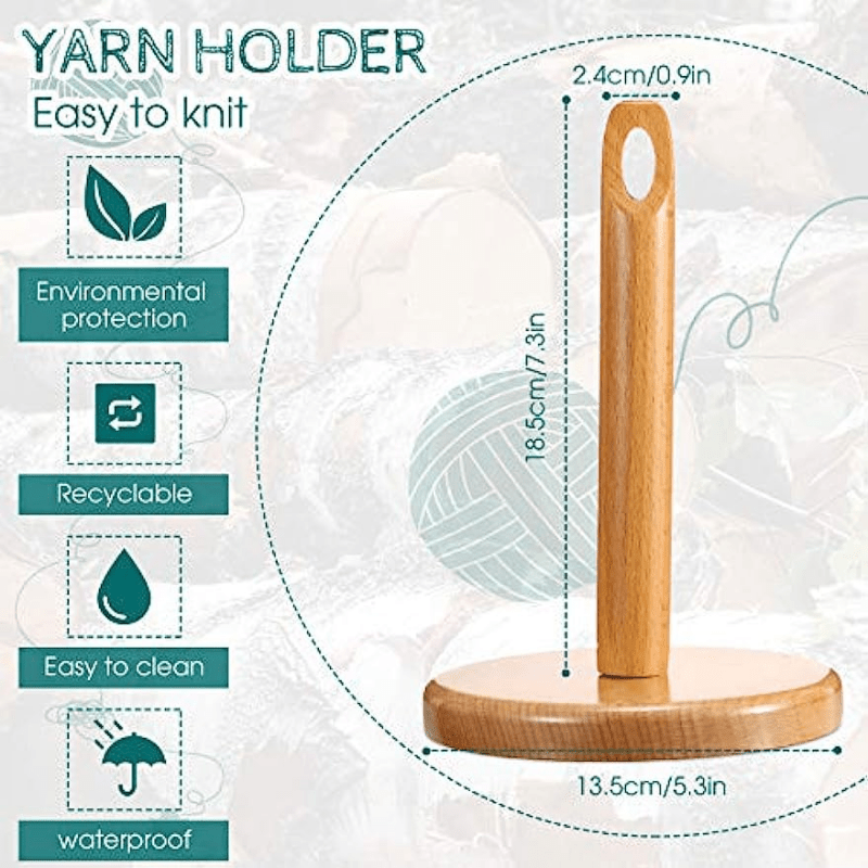 Wooden Creel For Knitting Crochet Prevents Yarn Tangling