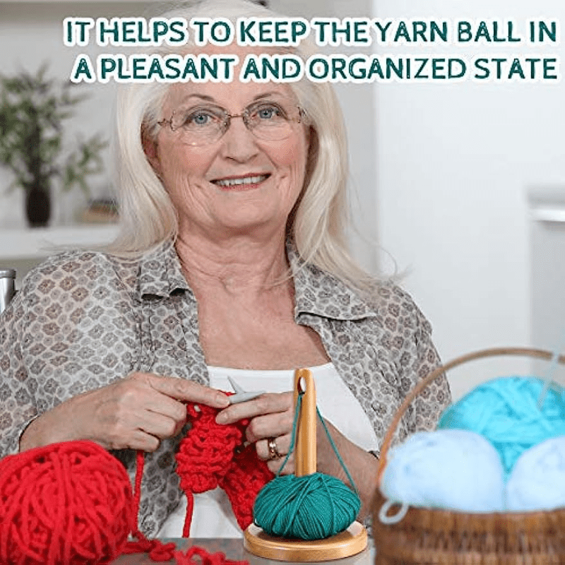 Wooden Creel For Knitting Crochet Prevents Yarn Tangling