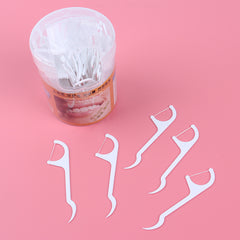 Rally Dental Floss 100pcs Portable Thin Line Toothpick Dispenser
