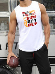 Men's Quick Dry Sleeveless Shirt Active Loose Tank Top