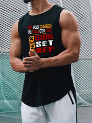 Men's Quick Dry Sleeveless Shirt Active Loose Tank Top