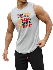 Men's Quick Dry Sleeveless Shirt Active Loose Tank Top