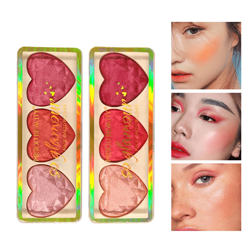 Vegan Matte Blush Palette High Pigment Long Lasting Smooth & Soft