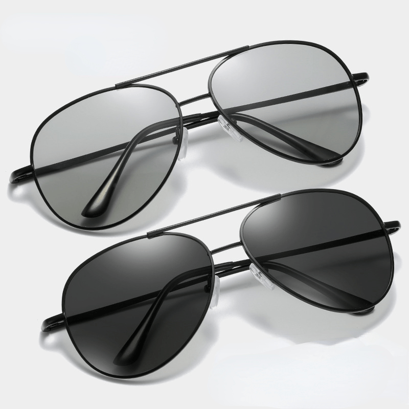Men's Polarized Photochromic Sunglasses UV Protection