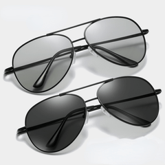 Men's Polarized Photochromic Sunglasses UV Protection