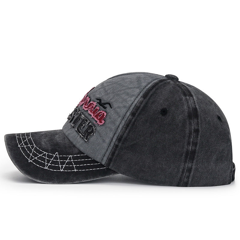 Sunshade Letter Embroidery Print Baseball Cap Outdoor Sport