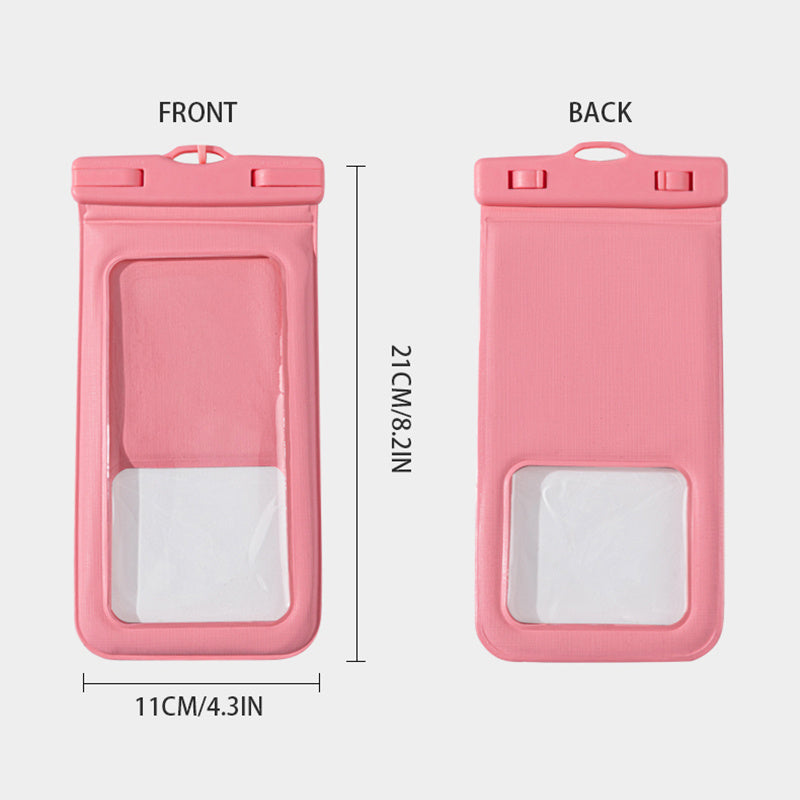 IPX8 Waterproof Mobile Phone Bag Double layer Floating Leakproof Dry Storage Bag