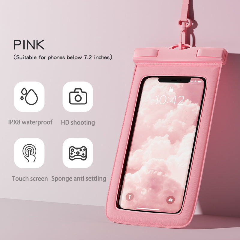 IPX8 Waterproof Mobile Phone Bag Double layer Floating Leakproof Dry Storage Bag