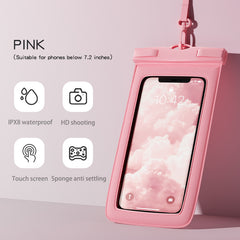 IPX8 Waterproof Mobile Phone Bag Double layer Floating Leakproof Dry Storage Bag