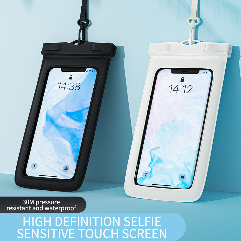 IPX8 Waterproof Mobile Phone Bag Double layer Floating Leakproof Dry Storage Bag