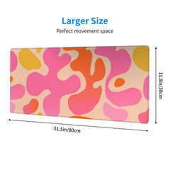 Abstract Non Slip Rubber Base Desk Mat